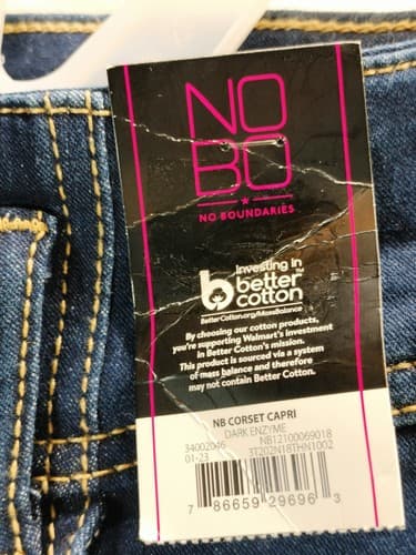 No Boundaries Women's 1 Jeans Blue Denim Pants NEW - Thumbnail 7
