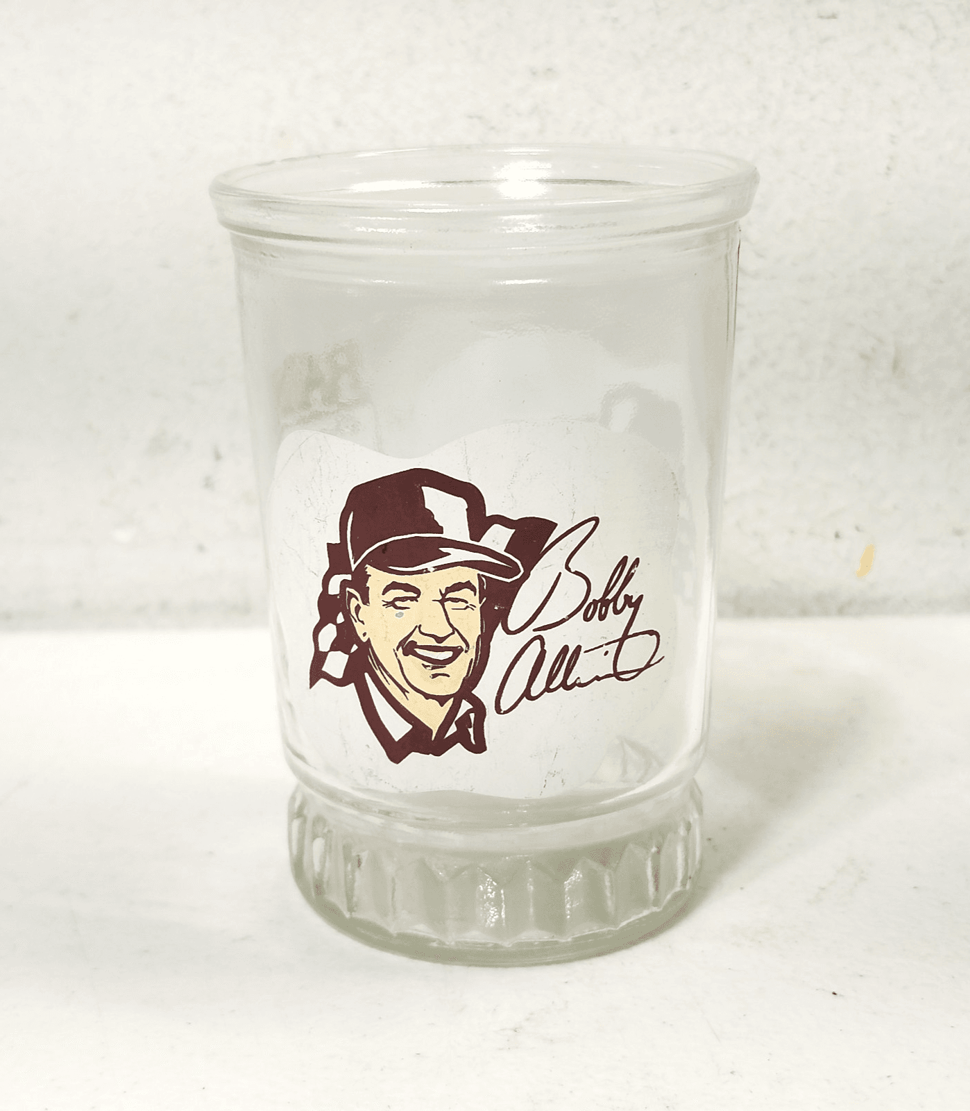 Vintage Bama Champion Driver Series Bobby Allison Jelly Jar Glass #5 Of Series - Thumbnail 3