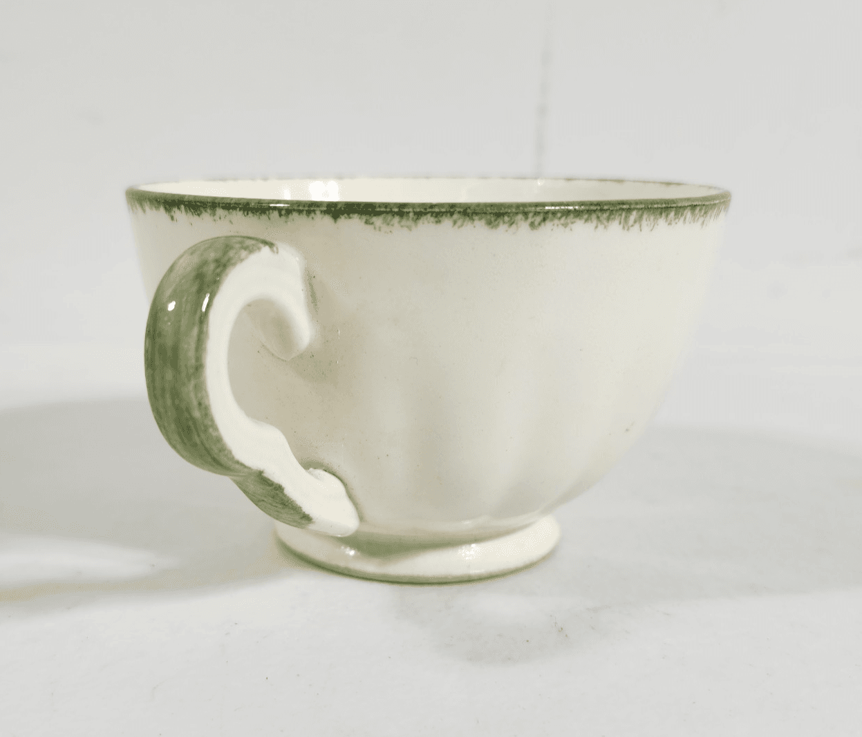 Vintage Blue Ridge Southern Potteries Strawberry Tea Cup USA - Thumbnail 6