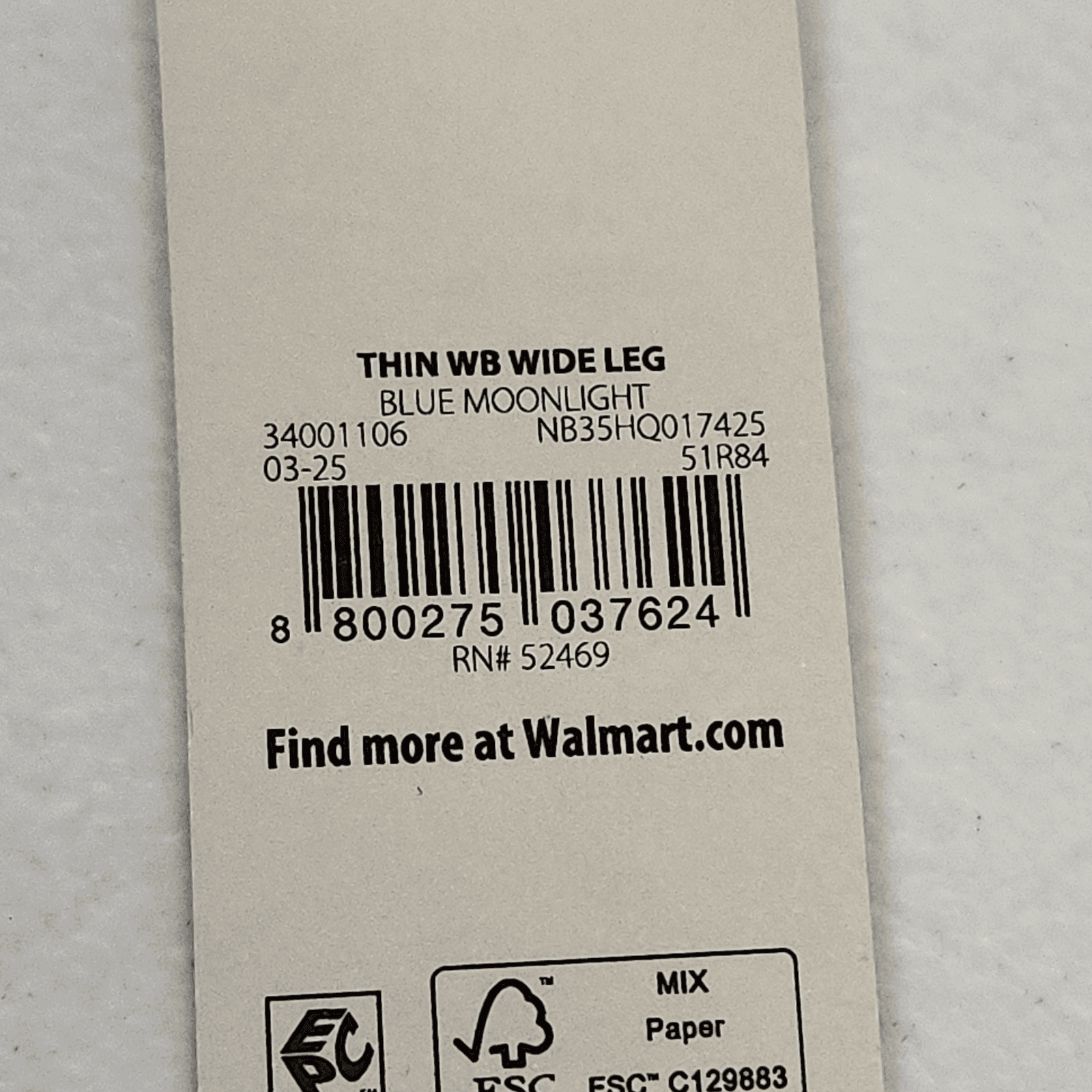 No Boundaries Wide Leg Pants Women's Size XXL Blue Casual Lounge W/Pockets NEW - Thumbnail 7