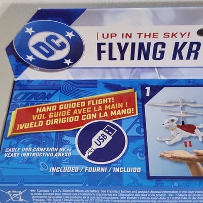 DC Comics Superman Handheld Flying Krypto Toy Vehicle NEW - Thumbnail 4