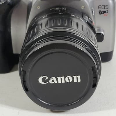 Canon EOS Rebel K2 35mm SLR Camera with 28-90mm Lens No Battery - Thumbnail 5