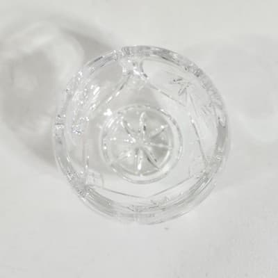 VTG European Globe Bowl Pinwheels 8-Pt Stars Cut Crystal 3" - Thumbnail 6