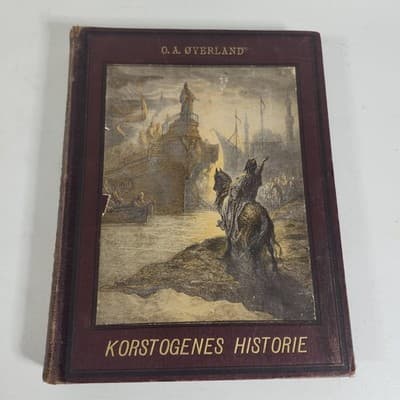 Korstogenes Historie. Med 60 Helsides Hardcover Book 1900 - Thumbnail 4