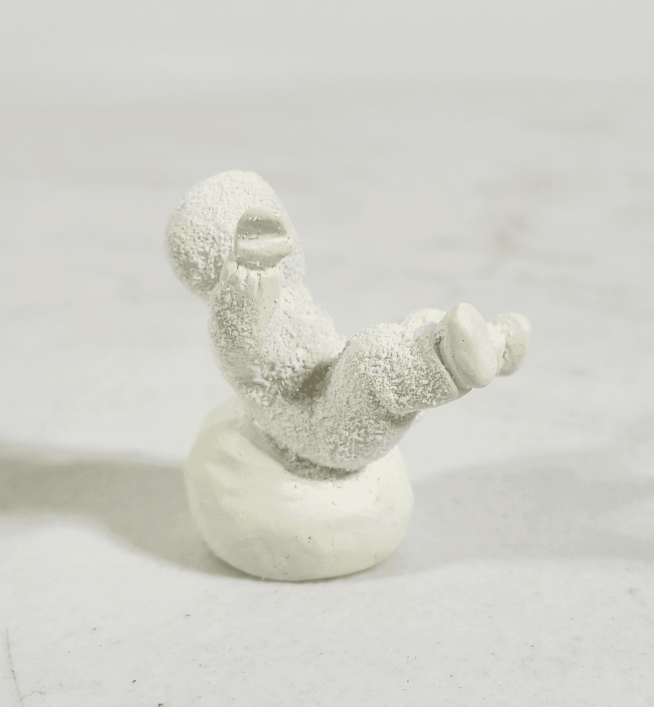Department 56 Snowbabies Miniature Pewter Figurine Don't Fall Off 7603-1 VTG - Thumbnail 4