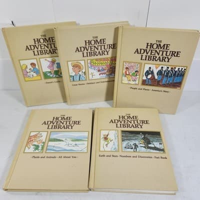 Vintage The Home Adventure Library Book Series (1-5) Complete Set - Very Good - Thumbnail 2