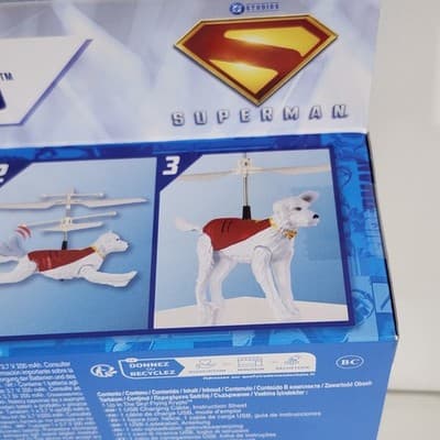 DC Comics Superman Handheld Flying Krypto Toy Vehicle NEW - Thumbnail 6