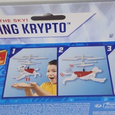 DC Comics Superman Handheld Flying Krypto Toy Vehicle NEW - Thumbnail 5