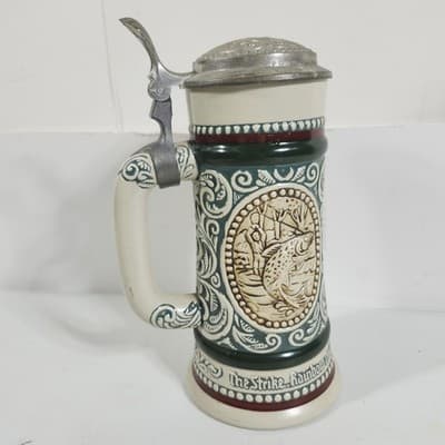 Vintage Avon Beer Stein Handcrafted in Brazil 1978 Collectable Hunting Dog - Thumbnail 5