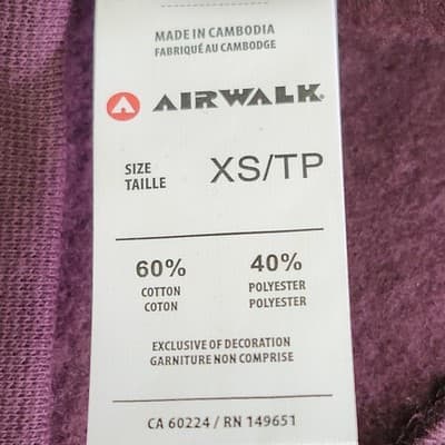 Airwalk Hoodie Mens XS Pullover Hooded Sweatshirt Graphic Grunge Skater NEW - Thumbnail 9