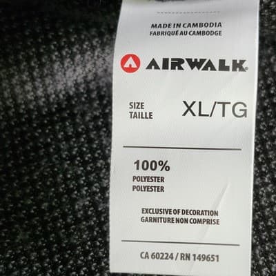 Airwalk Mens XL Fleece Black Full Zip Long Sleeve Jacket NEW - Thumbnail 10