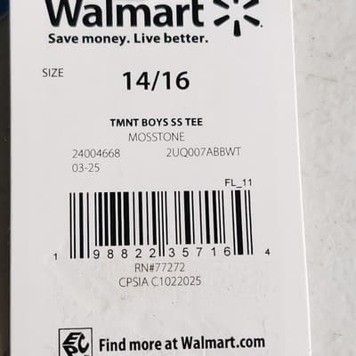 Teenage Mutant Ninja Turtles TMNT Turtles Boy's XL 14-16 T-Shirt NEW - Thumbnail 7