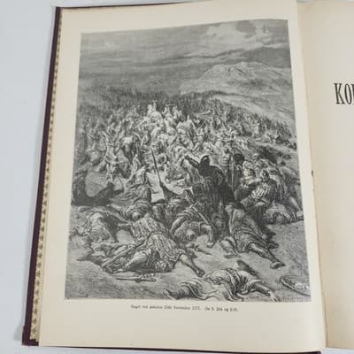 Korstogenes Historie. Med 60 Helsides Hardcover Book 1900 - Thumbnail 3