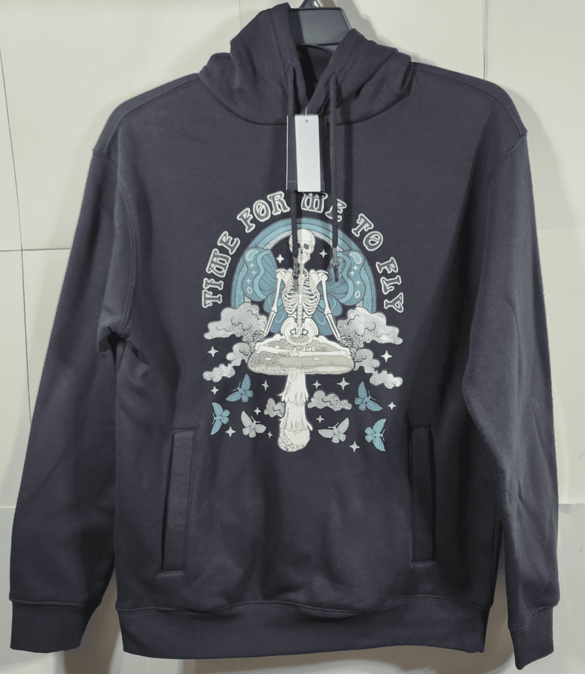 Airwalk Hoodie Mens S Pullover Hooded Sweatshirt Graphic Grunge Skater NEW