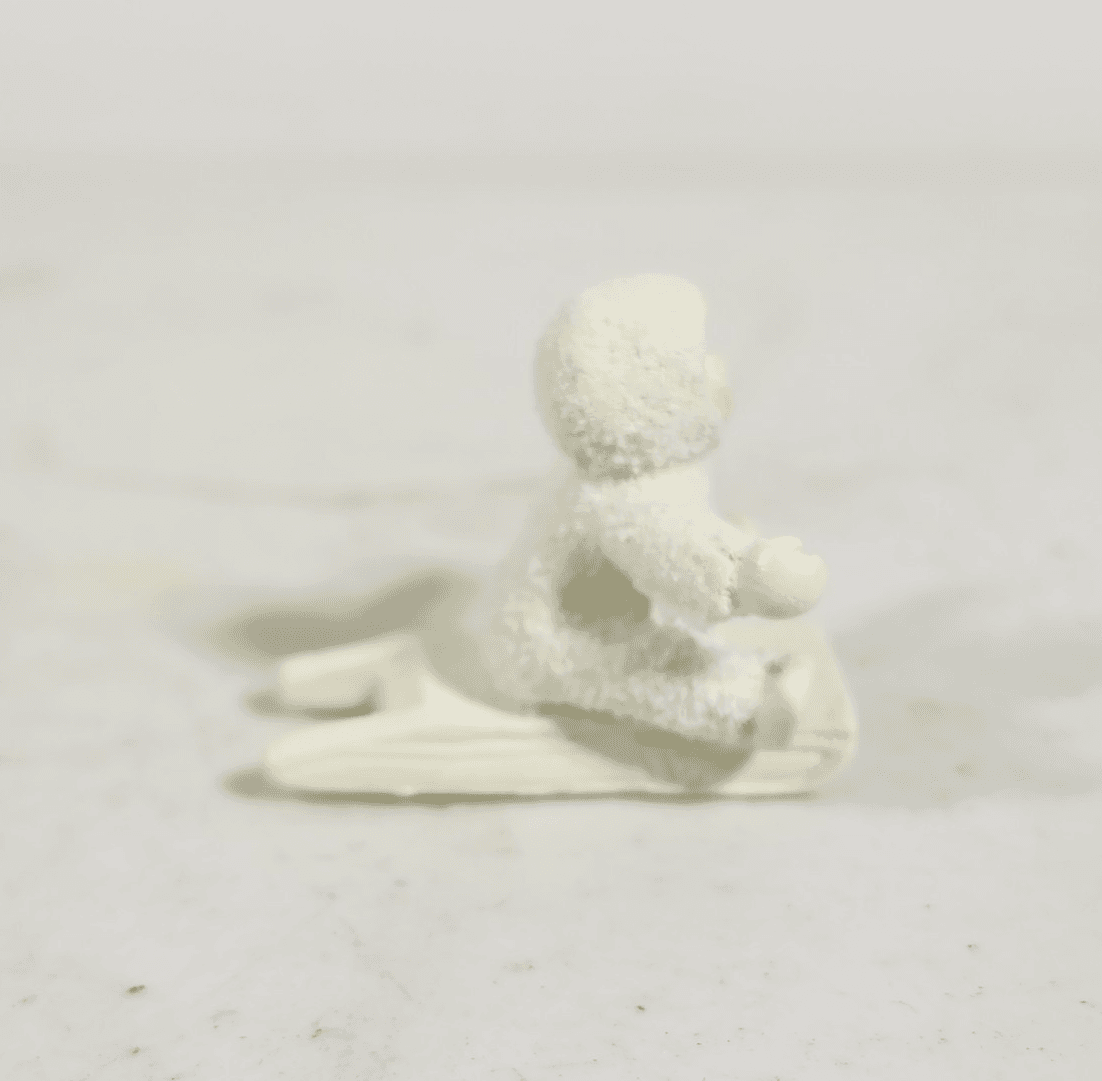Give Me A Push! Snowbabies Dept. 56 Pewter Miniatures 7601-05 - Thumbnail 5