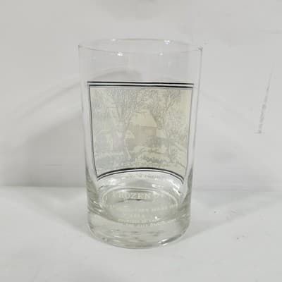 Currier and Ives Arbys Frozen Up 1978 Drinking Glass Collector Series 70s - Thumbnail 4