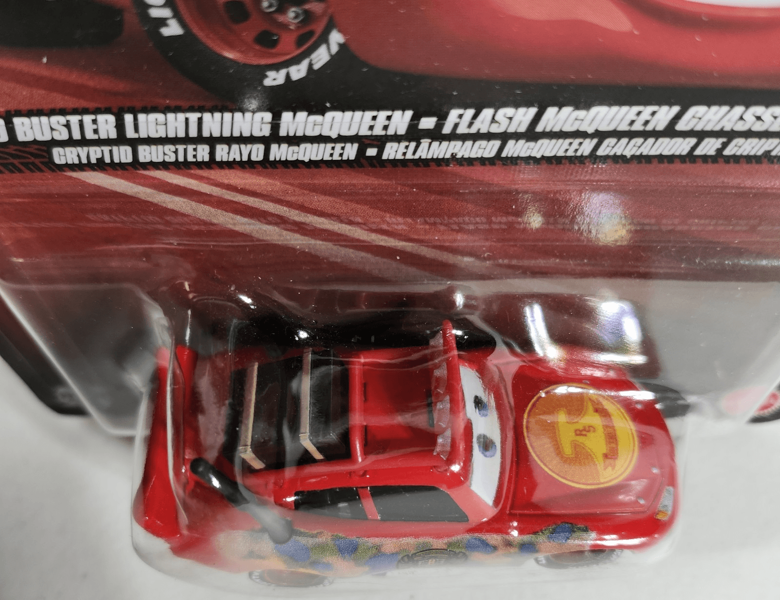 Disney Pixar Cryptic Buster Lightning Mcqueen Red 1/55 Car Toy Vehicle Mattel - Thumbnail 4