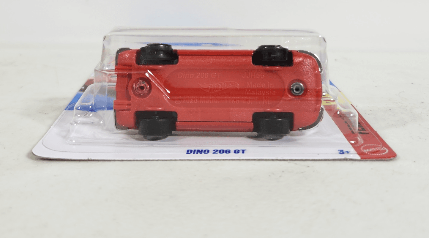 2026 Hot Wheels Ferrari Dino 206 GT Red Car 1/64 Toy Vehicle NEW - Thumbnail 4