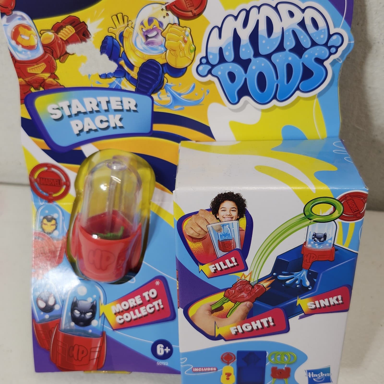 Hydro Pods Marvel Starter Pack Set Water Activated Kids Toy NEW - Thumbnail 2