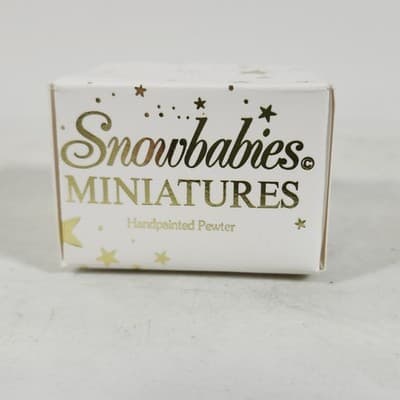 Snowbabies Miniatures “Read Me A Story" Handpainted Pewter Figurine 7622-8 - Thumbnail 8