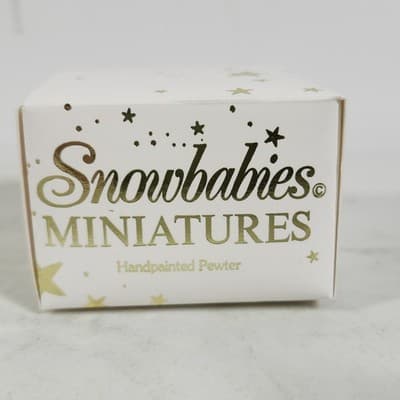 Give Me A Push! Snowbabies Dept. 56 Pewter Miniatures 7601-05 - Thumbnail 8