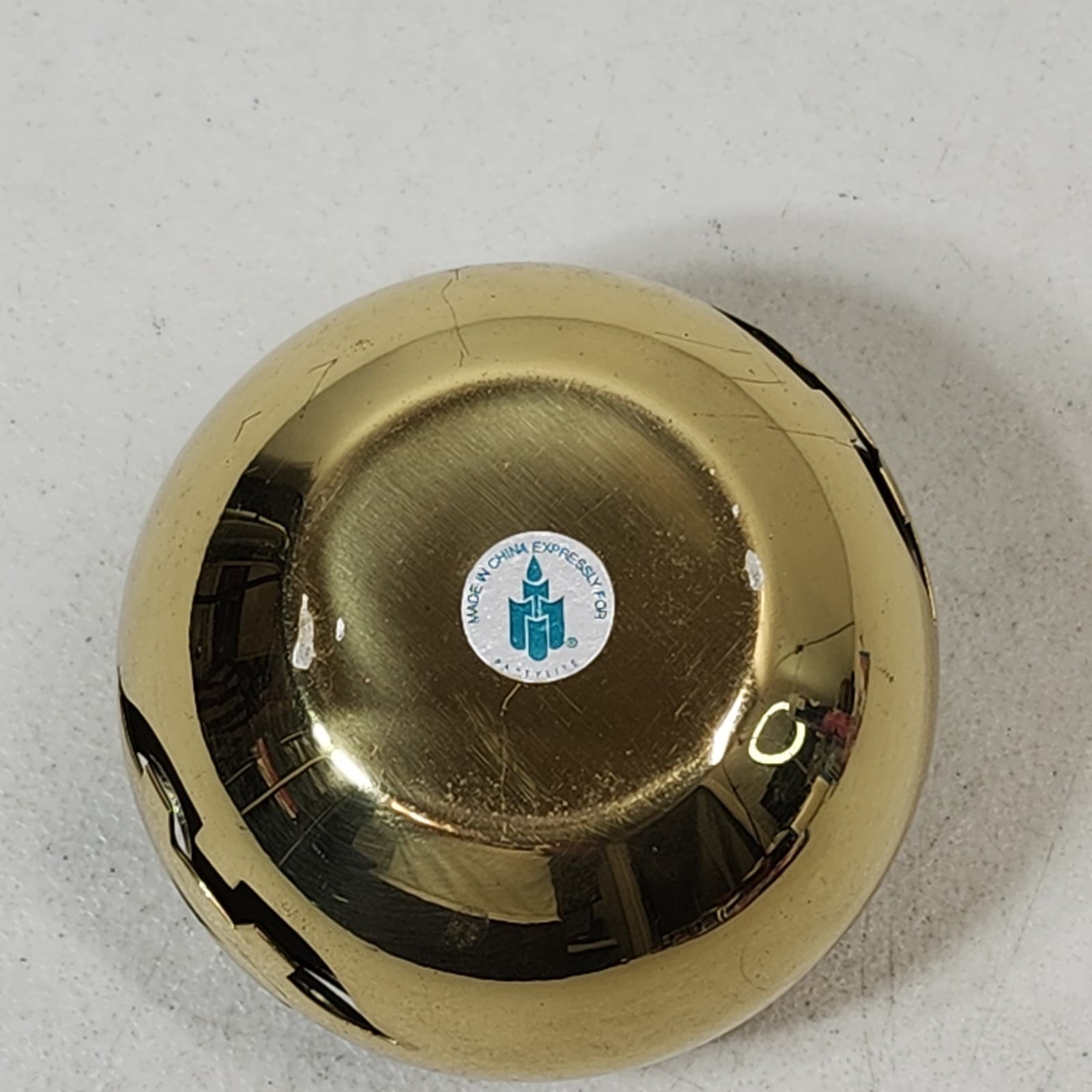 Vintage Brass Pumpkin Votive Candle Holder Home Decor - Thumbnail 6