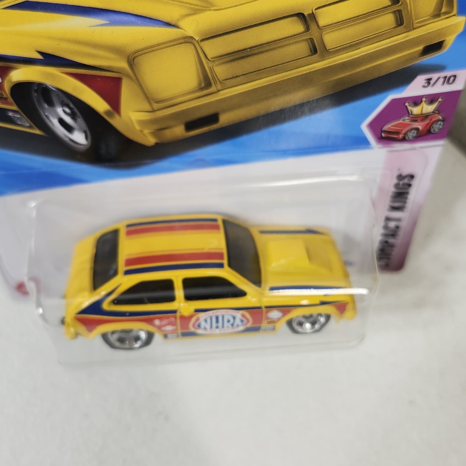 2025 Hot Wheels '76 Chevy Chevette Compact Kings Yellow Car 1/64 Toy Vehicle NEW - Thumbnail 3