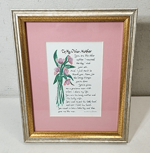 To My Other Mother Art Print Home Decor Design 11.5" X 9.5" By Patsy Moore 1998 - Thumbnail 2