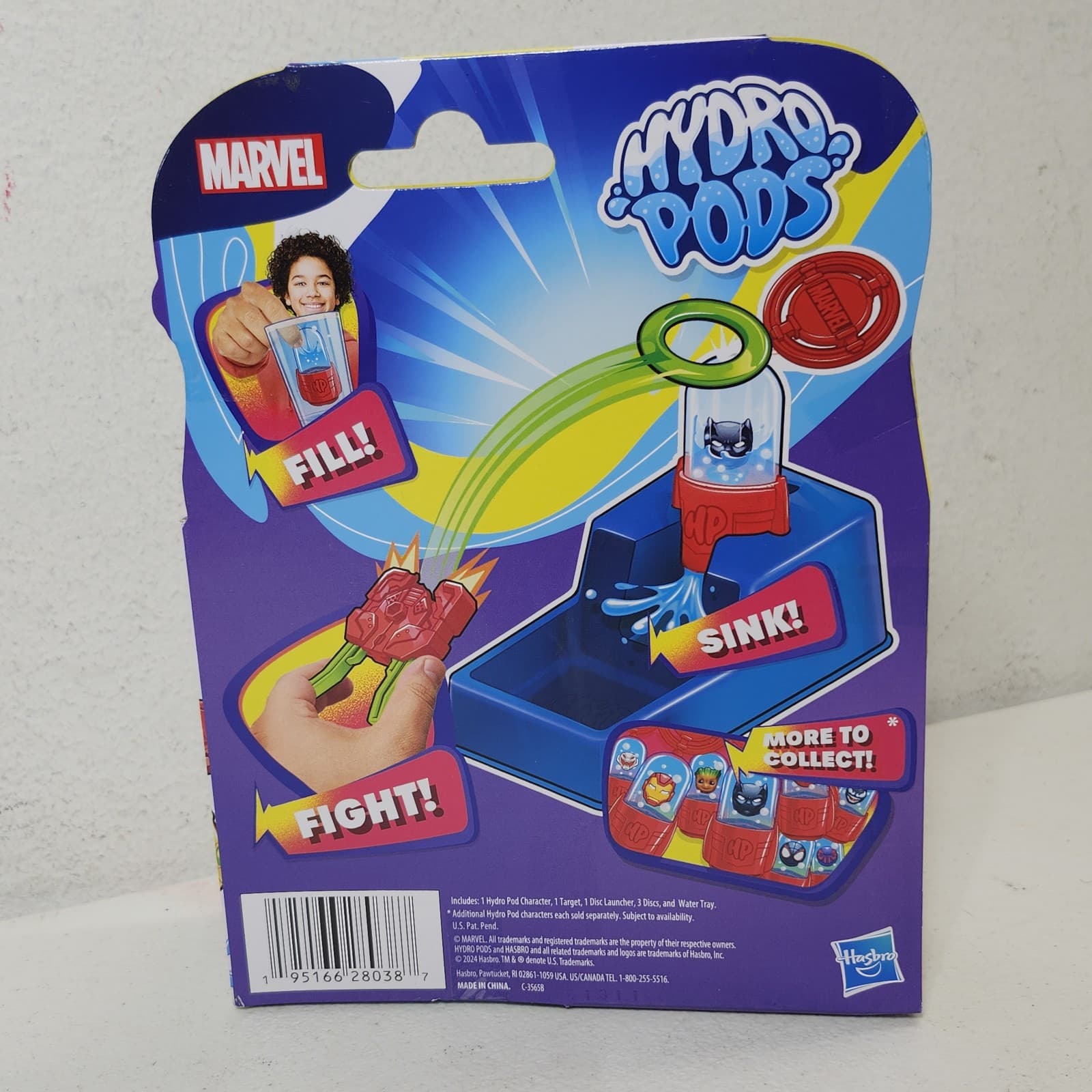 Hydro Pods Marvel Starter Pack Set Water Activated Kids Toy NEW - Thumbnail 3