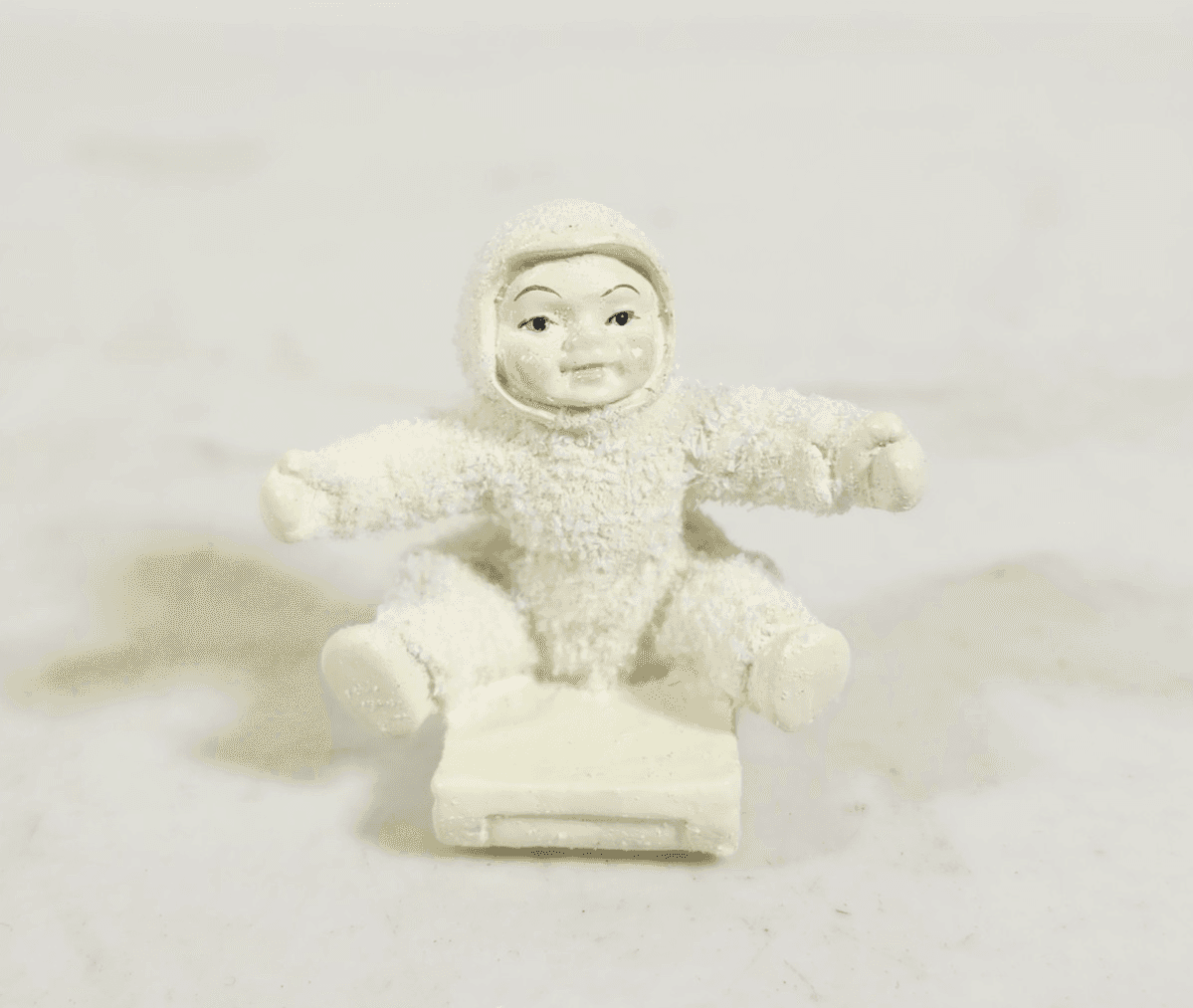 Give Me A Push! Snowbabies Dept. 56 Pewter Miniatures 7601-05 - Thumbnail 2