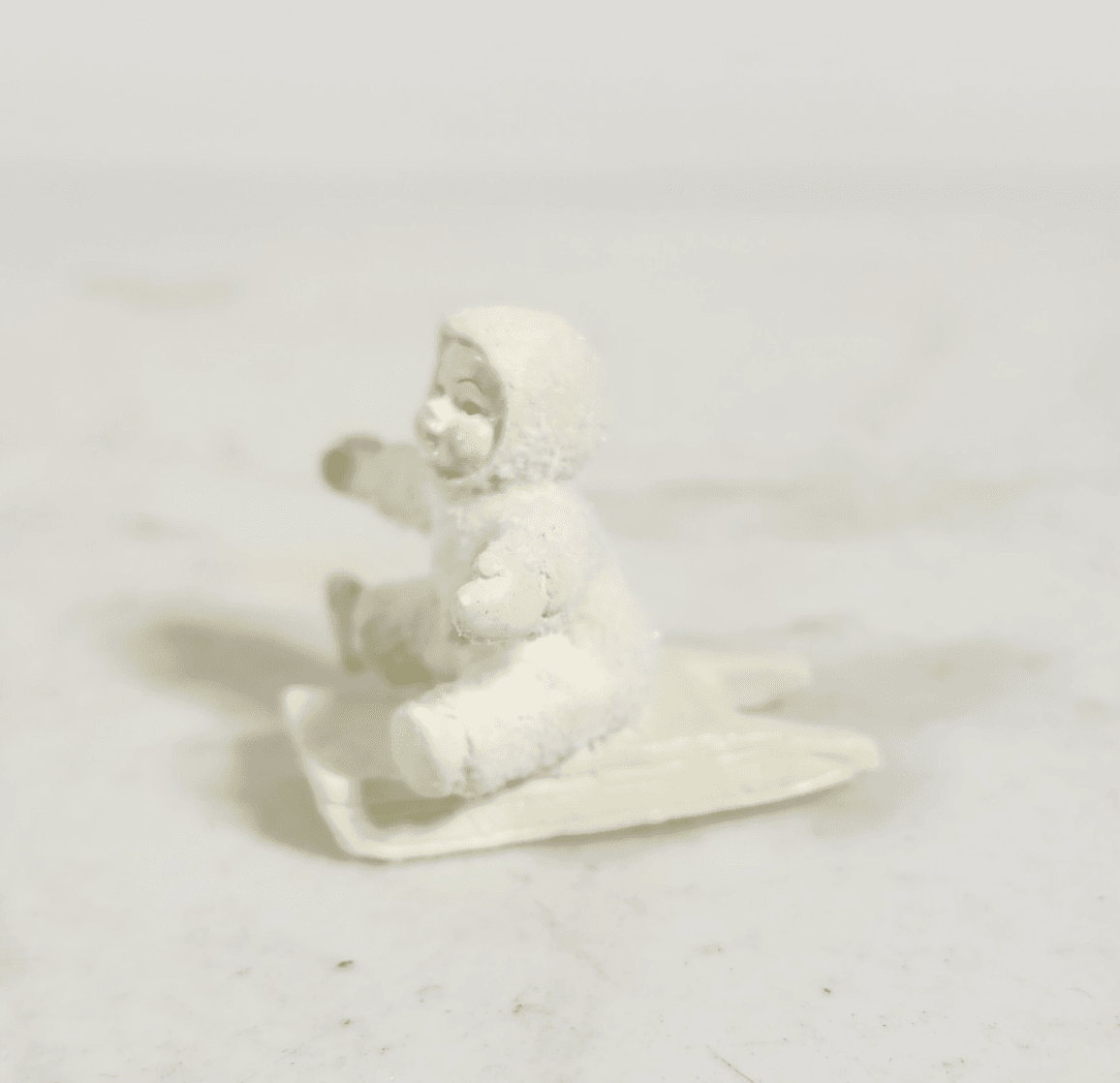 Give Me A Push! Snowbabies Dept. 56 Pewter Miniatures 7601-05 - Thumbnail 3