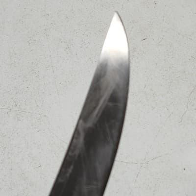 Vintage Dunlap Stainless Steel Fixed Blade Knife Kitchen 13" Wood Handle - Thumbnail 9