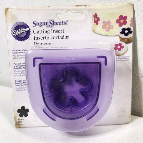Wilton Sugar Sheets Border Cutting Insert Flower Shape NEW