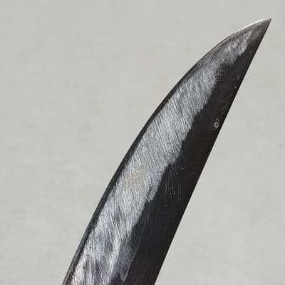 Vintage Dunlap Stainless Steel Fixed Blade Knife Kitchen 13" Wood Handle - Thumbnail 7