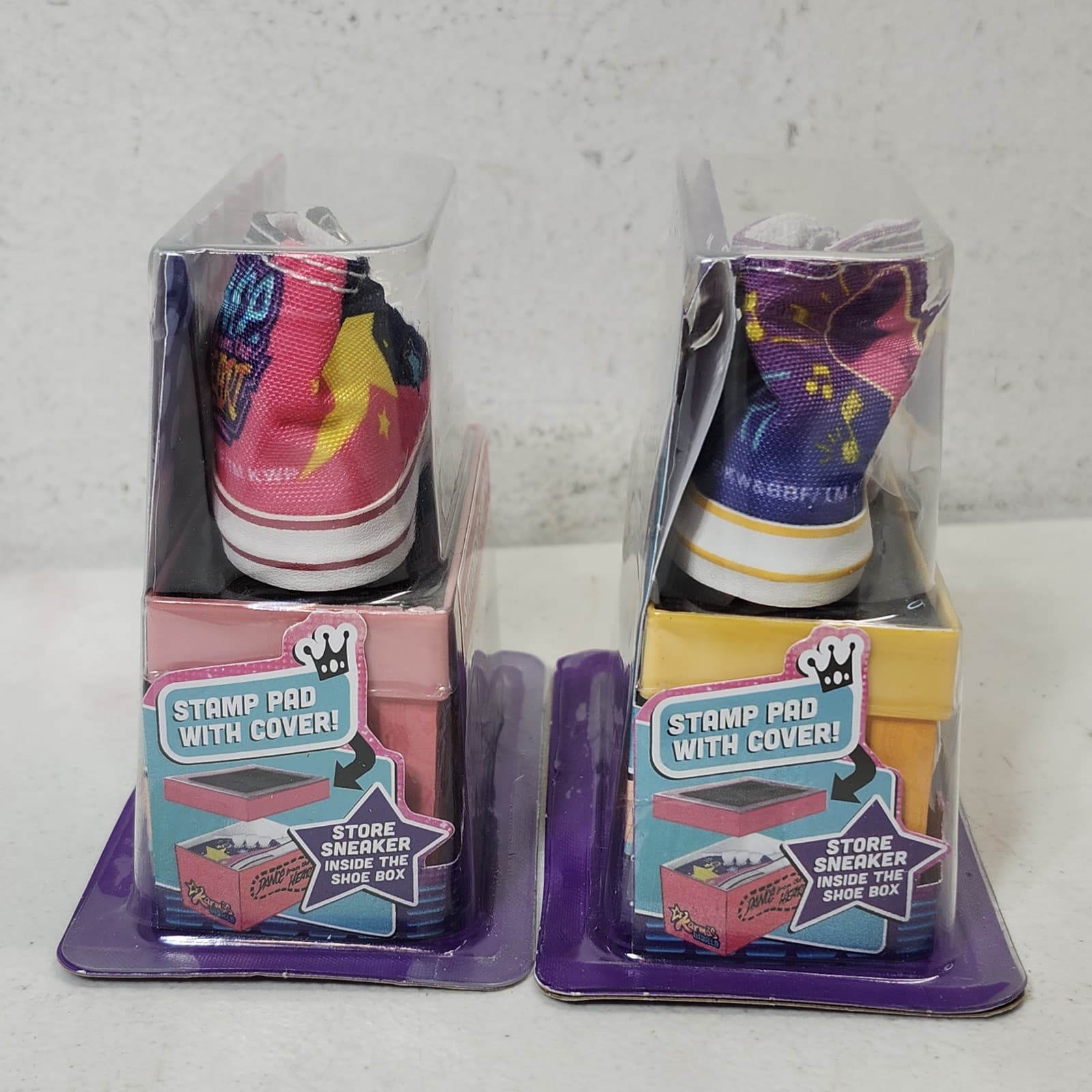 2 Karma’s World Ultimate Statement Activity Rubber Shoe Stamp NEW - Thumbnail 8