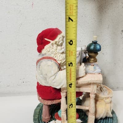 Jolly Old St Nicholas Santa Figurine Holiday Home Decor Enesco 1991 - Thumbnail 9