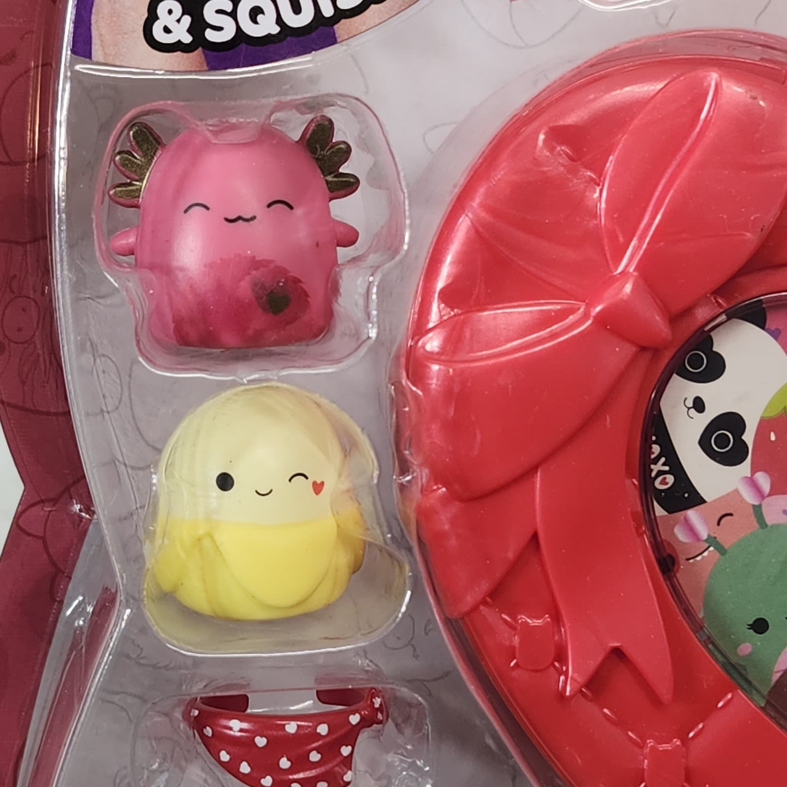 Squishmallow Squish-a-Longs Kids Toy 8 Piece Red Series 2 NEW - Thumbnail 5