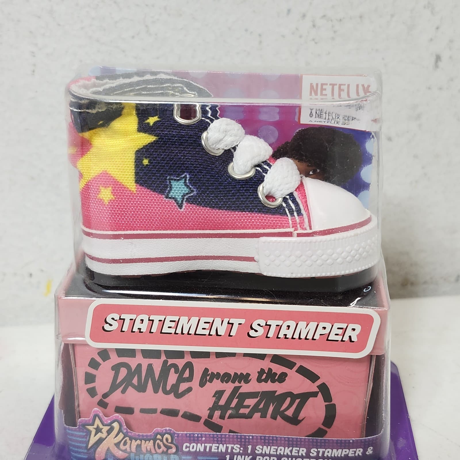 2 Karma’s World Ultimate Statement Activity Rubber Shoe Stamp NEW - Thumbnail 3