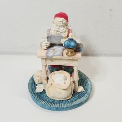Jolly Old St Nicholas Santa Figurine Holiday Home Decor Enesco 1991