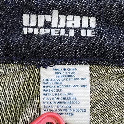Urban Pipeline Jeans Mens 30x32 Relaxed Straight Blue Denim Pants - Thumbnail 8
