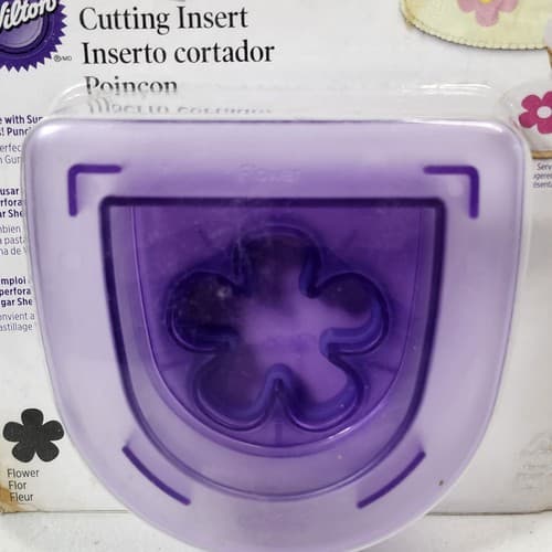 Wilton Sugar Sheets Border Cutting Insert Flower Shape NEW - Thumbnail 2