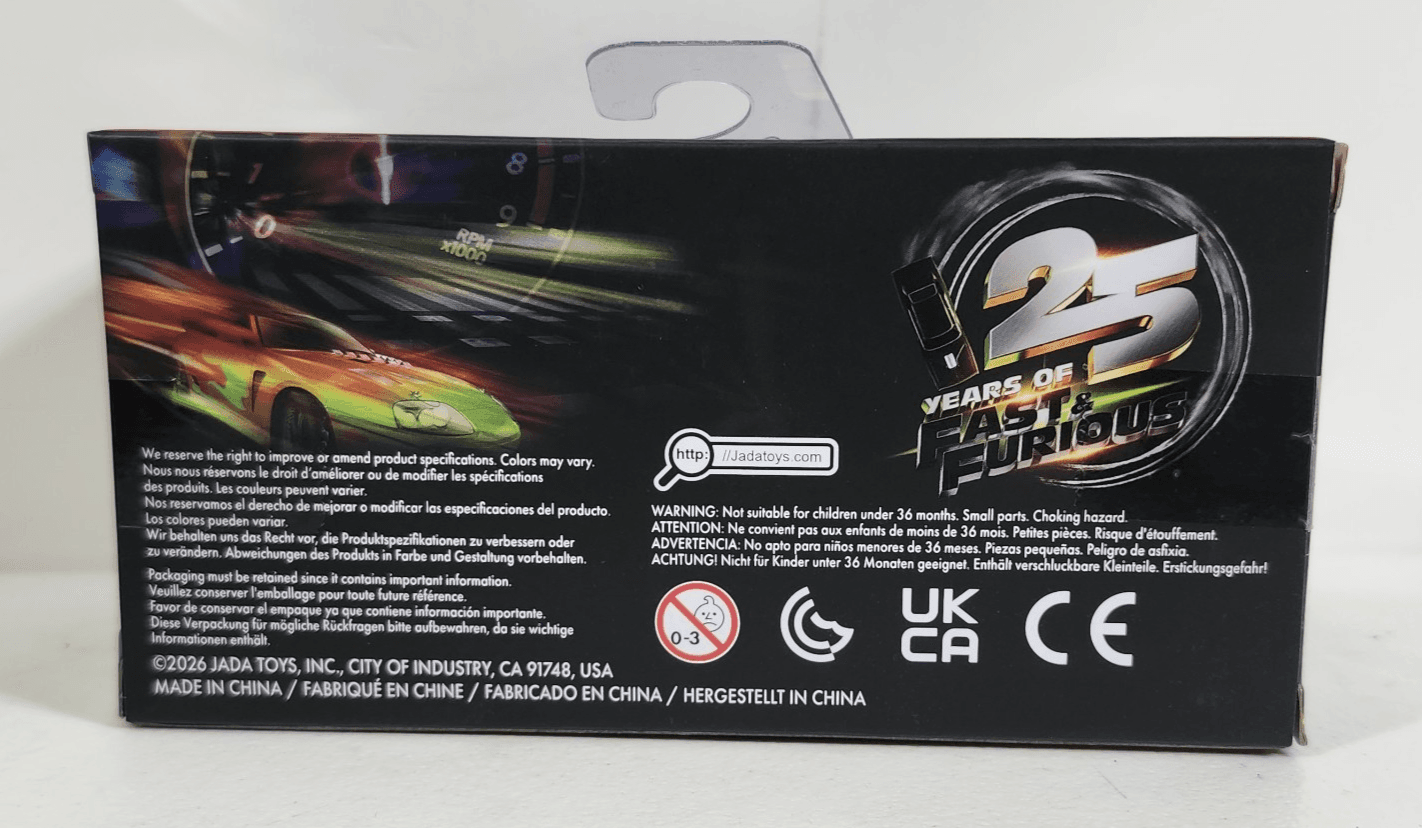 2026 Jada 25 Years Of Fast & Furious Mia's Acura Integra Blue Car 1/32 Toy NEW - Thumbnail 7