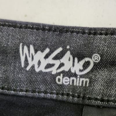 Mossimo Denim Mid Rise Jegging Black Jeans Super Stretch Size 10/30 - Thumbnail 7