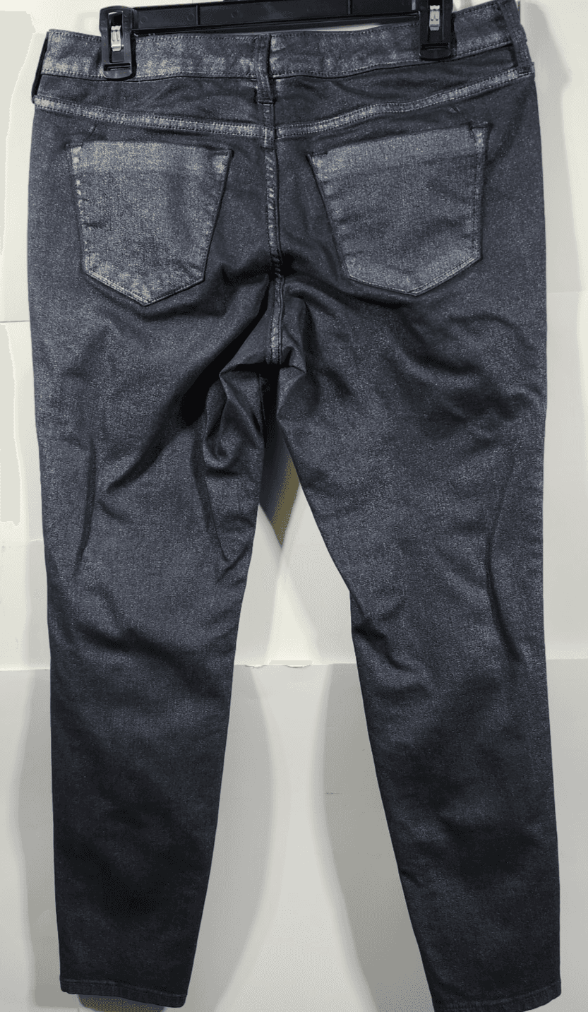 Mossimo Denim Mid Rise Jegging Black Jeans Super Stretch Size 10/30 - Thumbnail 4