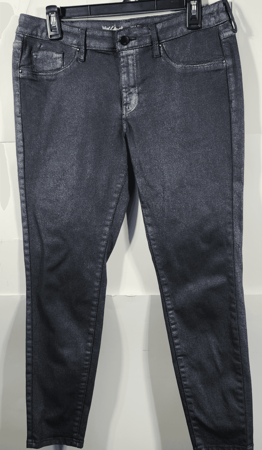 Mossimo Denim Mid Rise Jegging Black Jeans Super Stretch Size 10/30