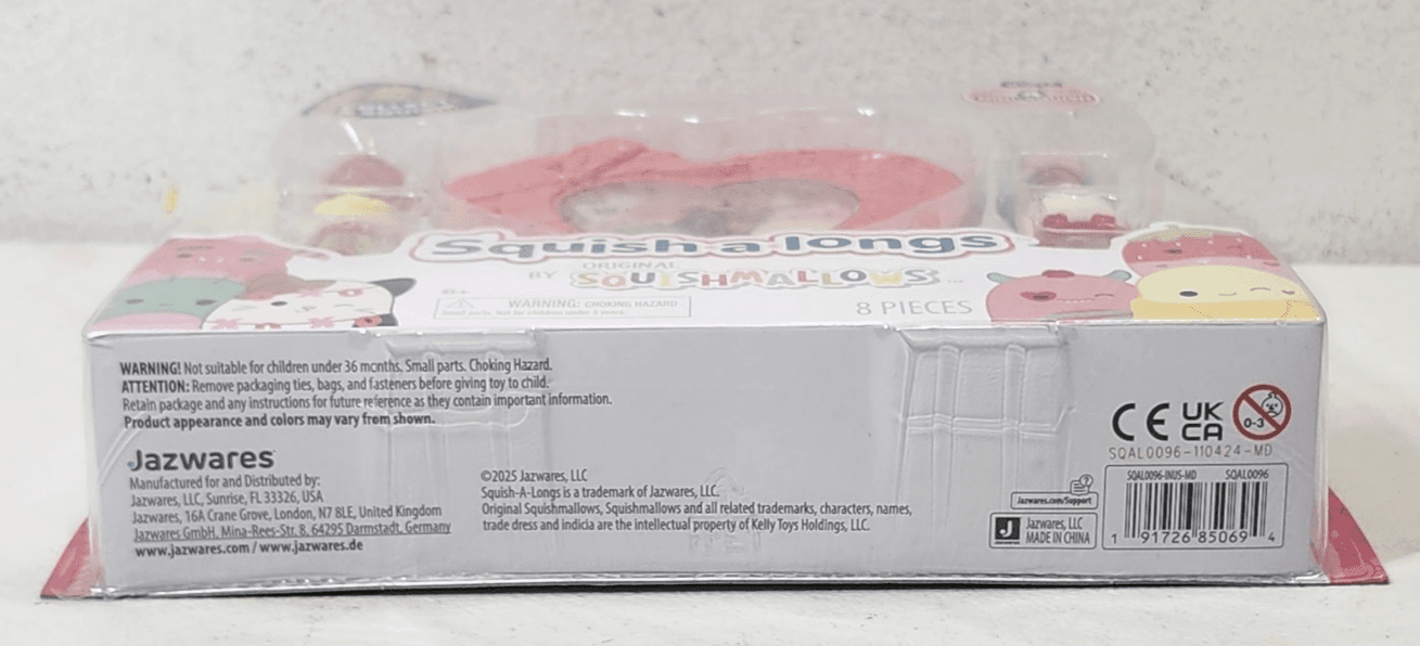 Squishmallow Squish-a-Longs Kids Toy 8 Piece Red Series 2 NEW - Thumbnail 7