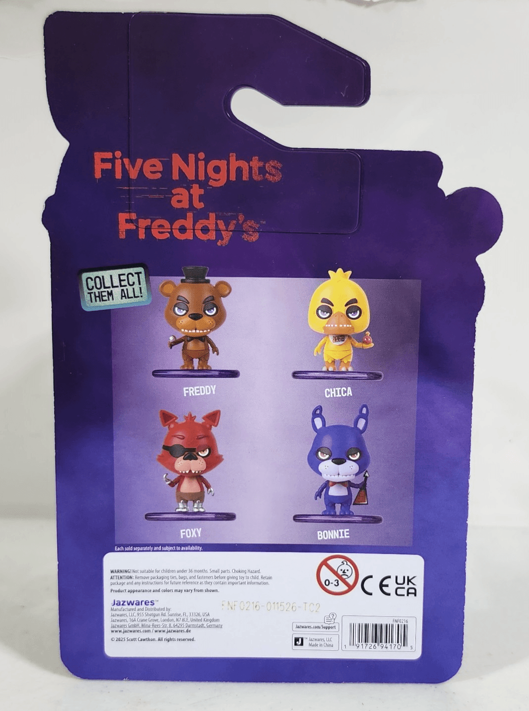 Five Nights At Freddy’s Bonnie Action Figure Toy Jazwares 2025 NEW - Thumbnail 3