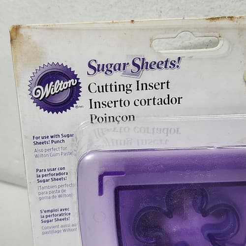 Wilton Sugar Sheets Border Cutting Insert Flower Shape NEW - Thumbnail 3
