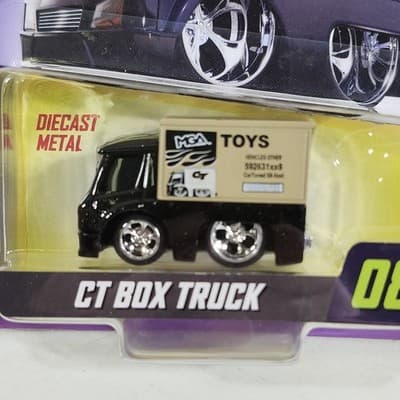 Cartuned CT Box Truck Series 9 Black Toy 1/64 Vehicle MGA NEW - Thumbnail 2