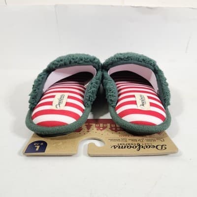 Dearfoams Women’s Size Large 9-10 Clog Slippers Cozy Comfort Green NEW - Thumbnail 4